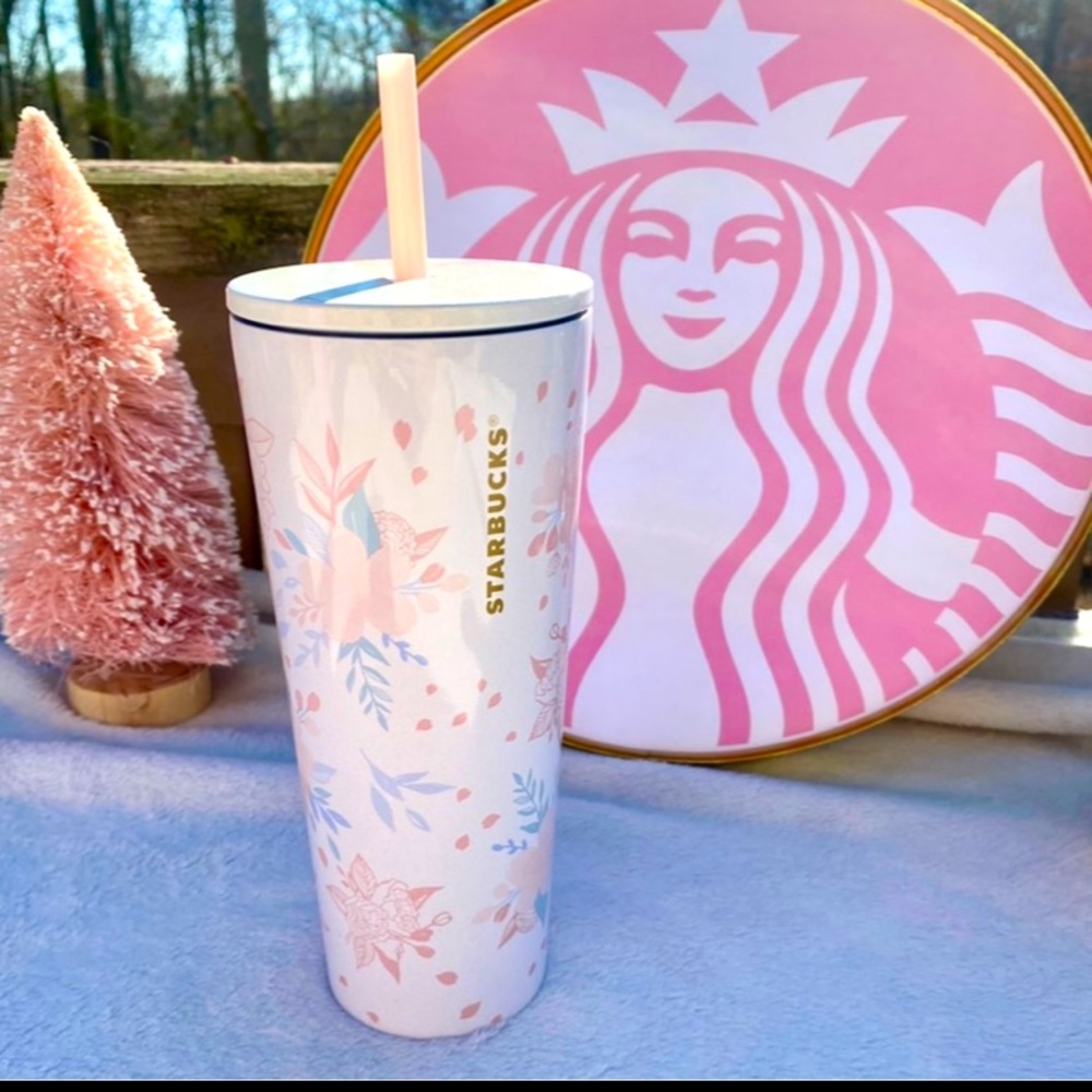 HTF NWT Starbucks White Blossom